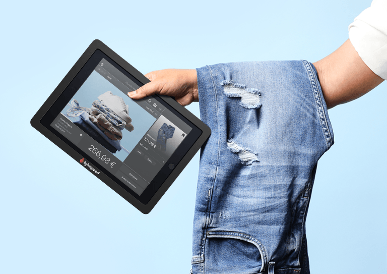 Une caisse conçue pour la mode avec un outil d'inventaire intégré