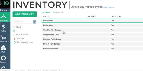 SkuIQ for Lightspeed HQ