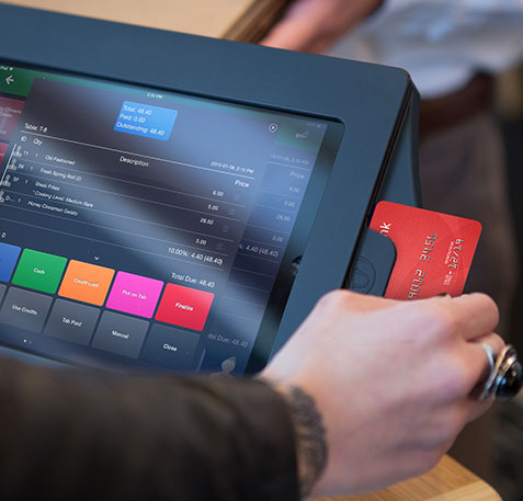 Lightspeed Restaurant taking payment