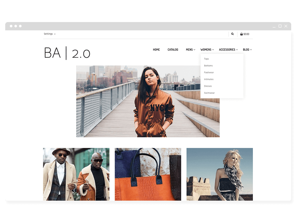 Site web Lightspeed eCom