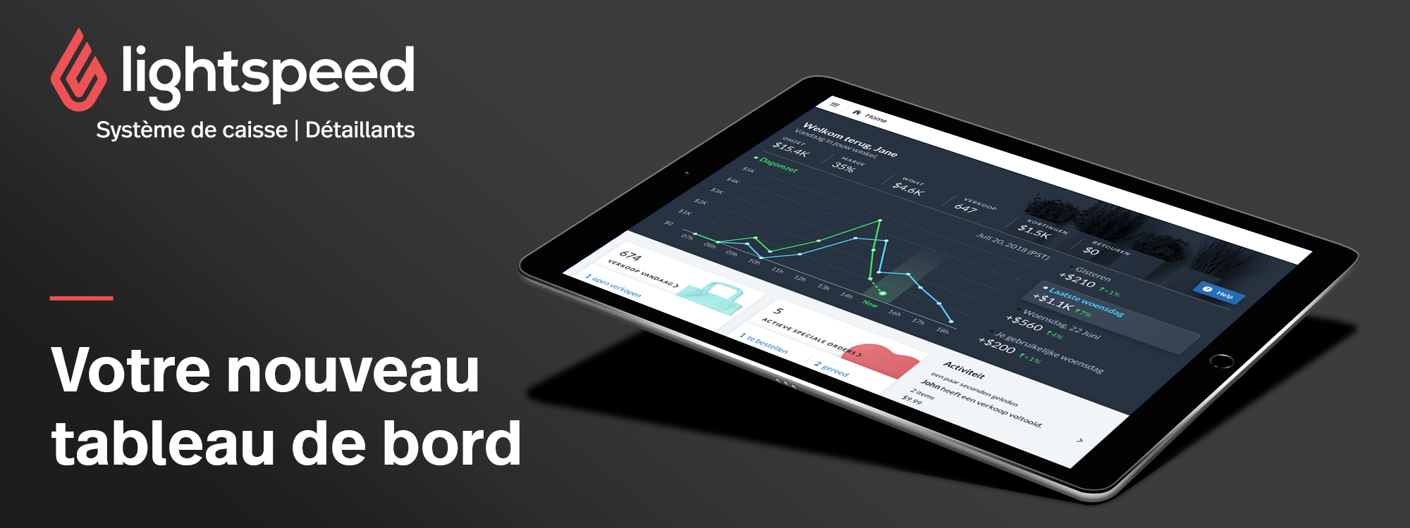 Lightspeed Retail présente son nouveau tableau de bord