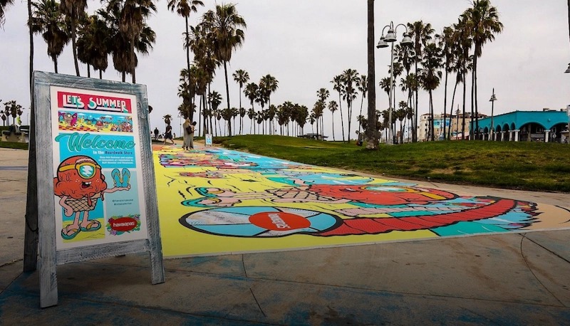 Pop-up store technologique Havaianas