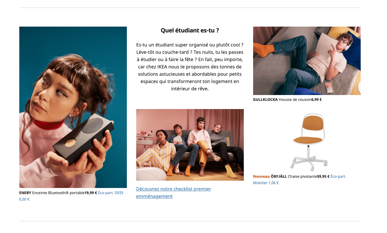 Campagne marketing rentrée ikéa