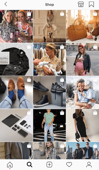 onglet shopping visibilité en ligne