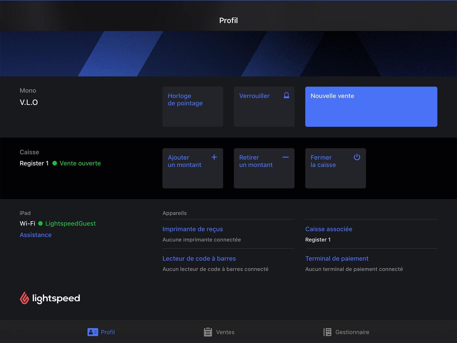 page profil