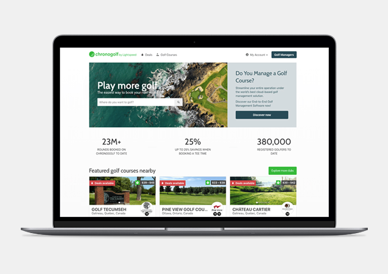 Augmentez votre visibilité avec la plateforme Chronogolf.com