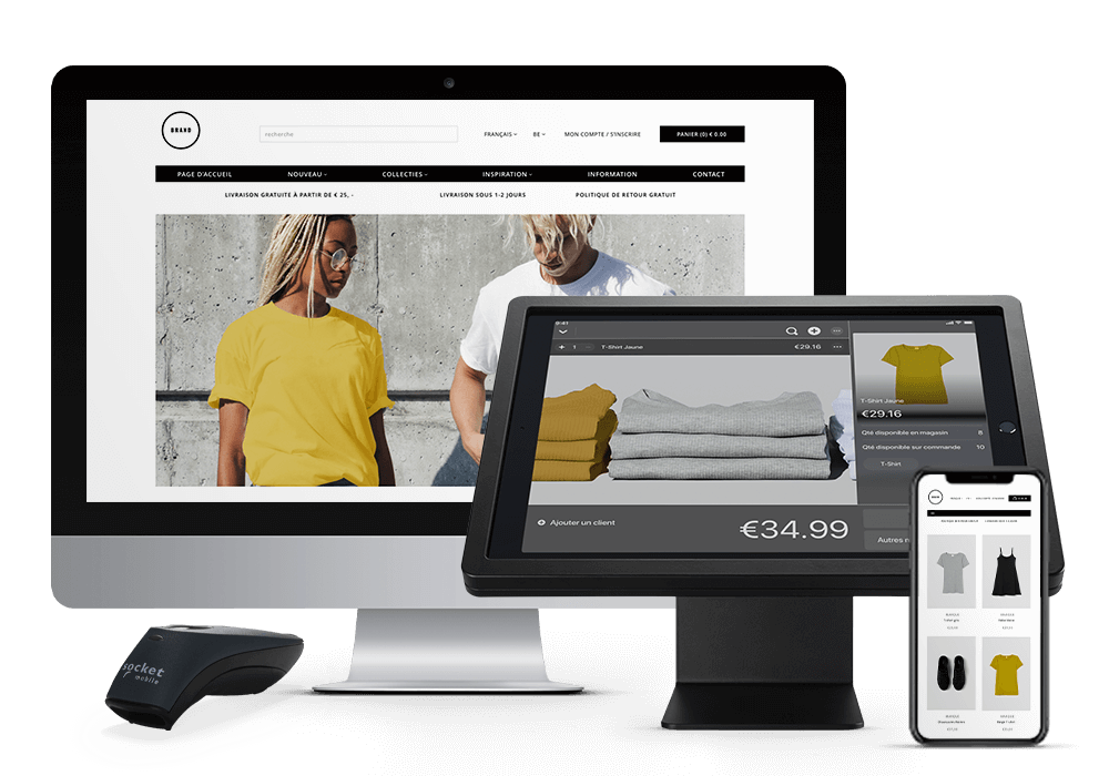 Vendez à plus de clients en ligne et hors ligne avec eCom