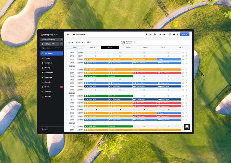 Le système de gestion parfait pour les terrains de golf municipaux