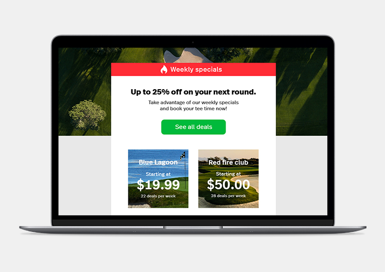 ChronoPitch - Marketing par courriel conçu pour l'industrie du golf