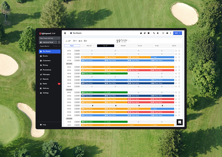 La solution tout-en-un faite pour les terrains de golf semi-privés