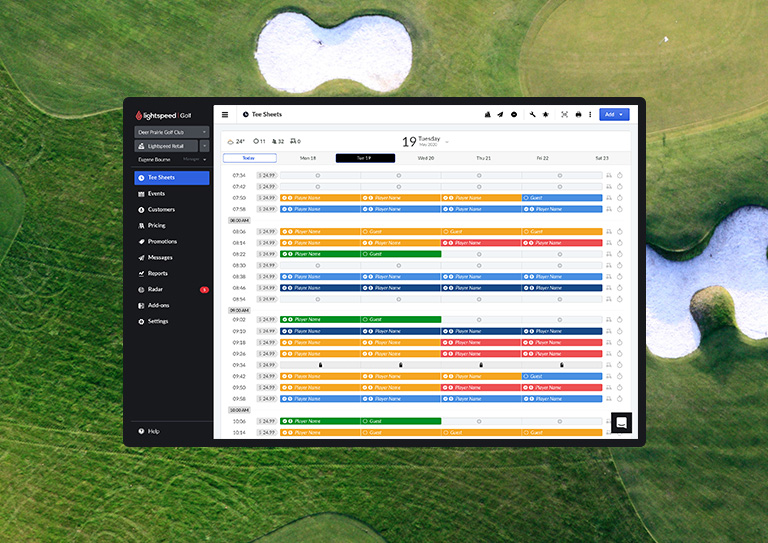 Un système parfait pour la gestion des terrains de golf privés