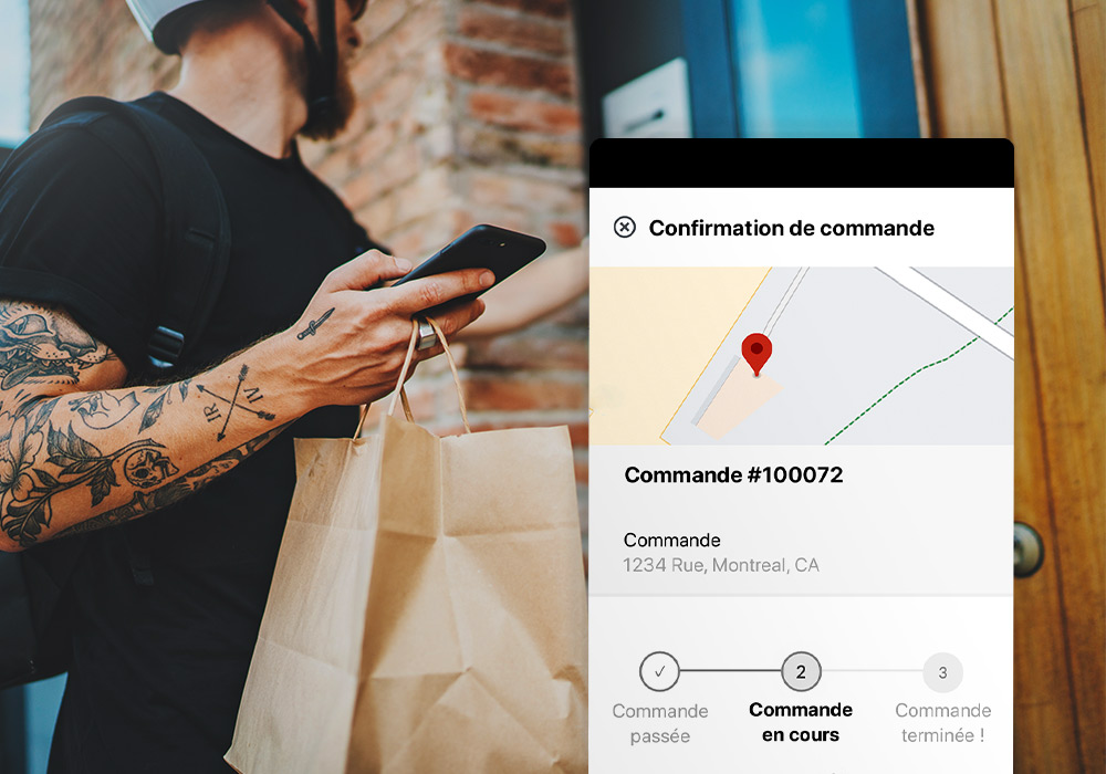 Servez plus d'invités grâce à un lien direct vers les plateformes de livraison