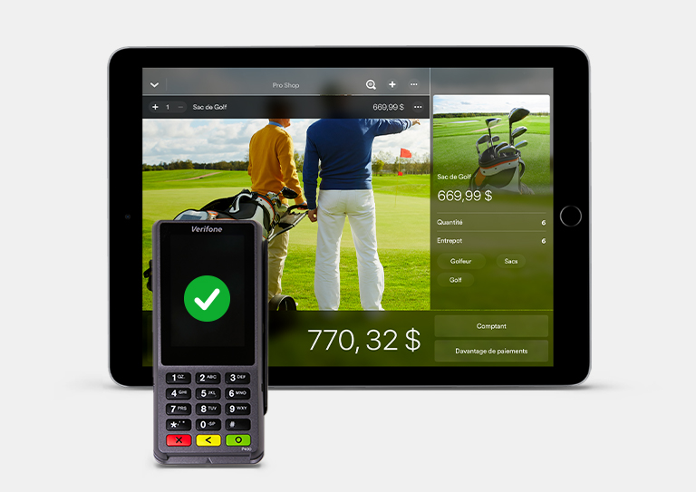 Système de paiement intégré pour les terrains de golf
