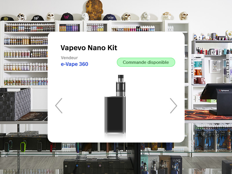 Rejoignez notre réseau de fournisseurs de produits de vapotage