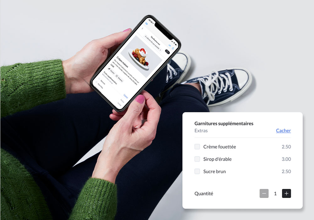prise de commande mobile Order Anywhere