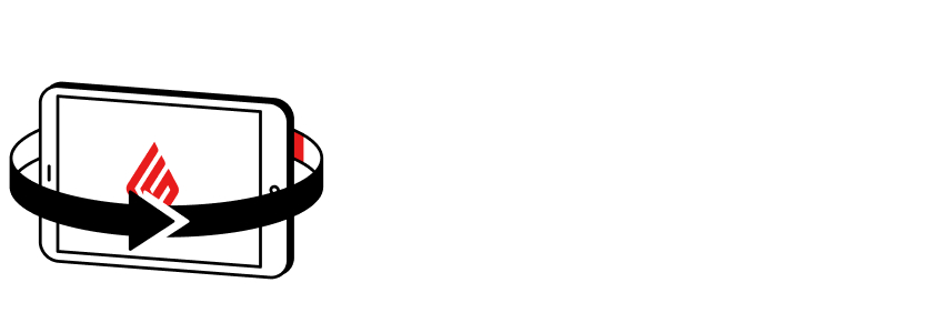 iPad avec logo Lightspeed