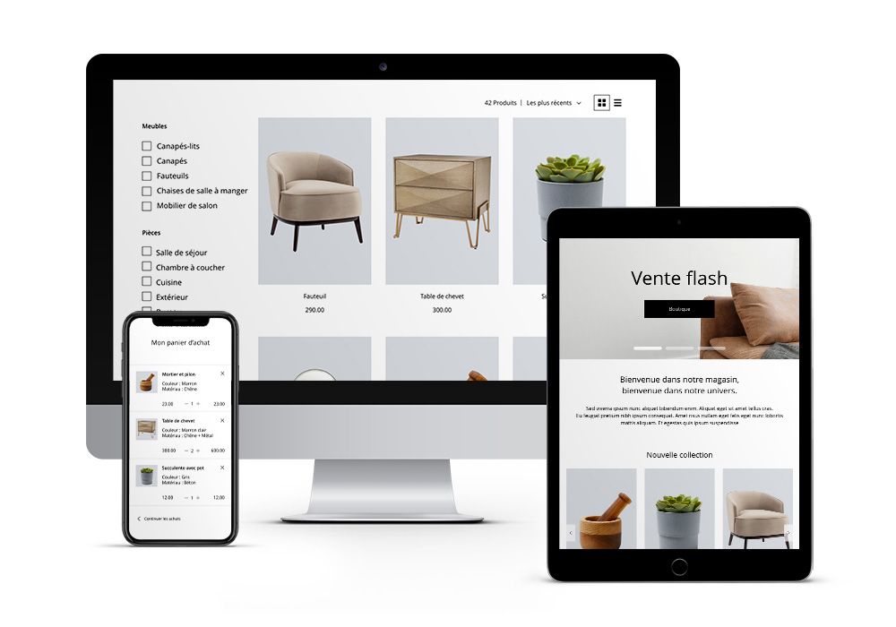 Vente ecommerce plusieurs canaux