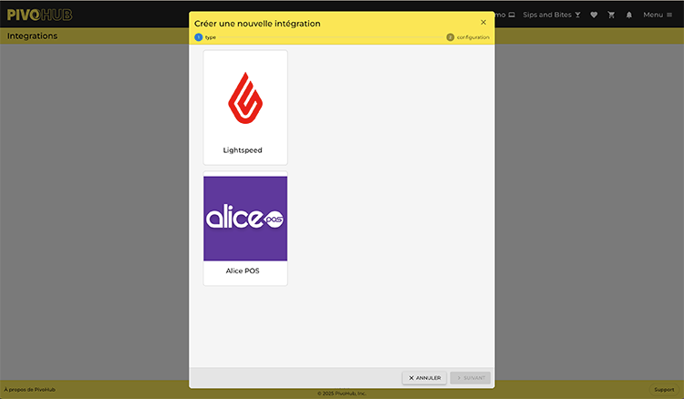 Capture d'écran de PivoHub