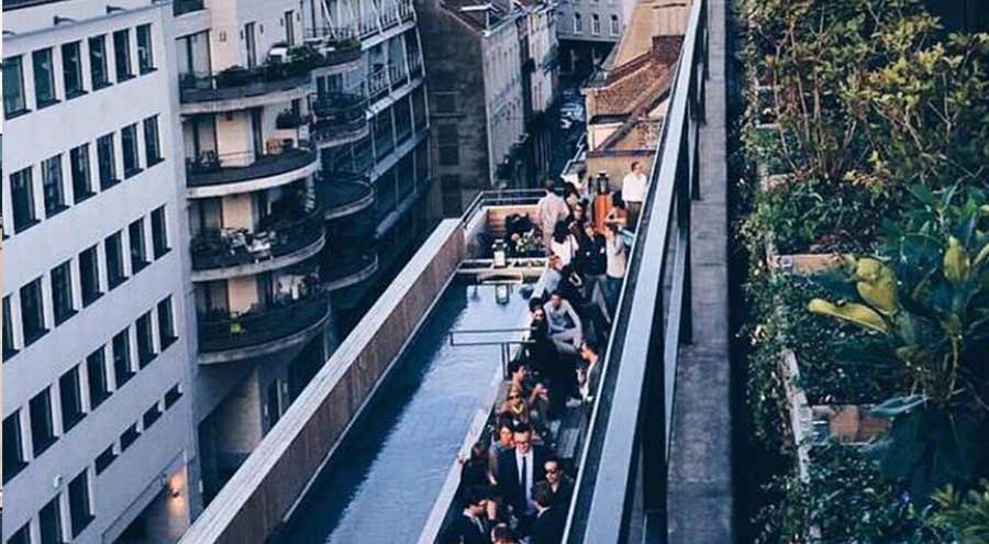 Rooftop Perché vue terrasse