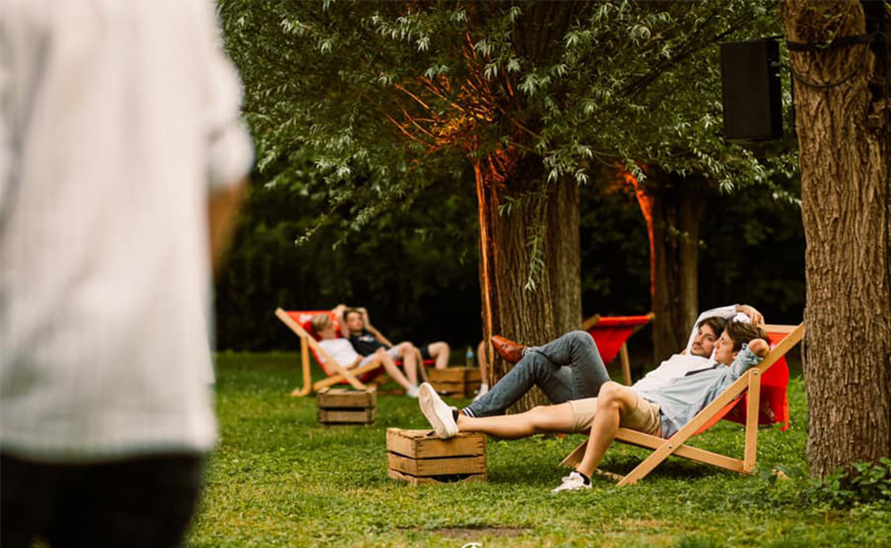 Terrasse extérieure Gazon